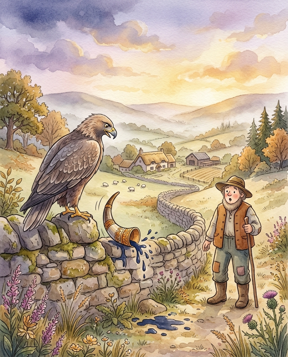 The Eagle, the Serpent, and the Kind Farmer