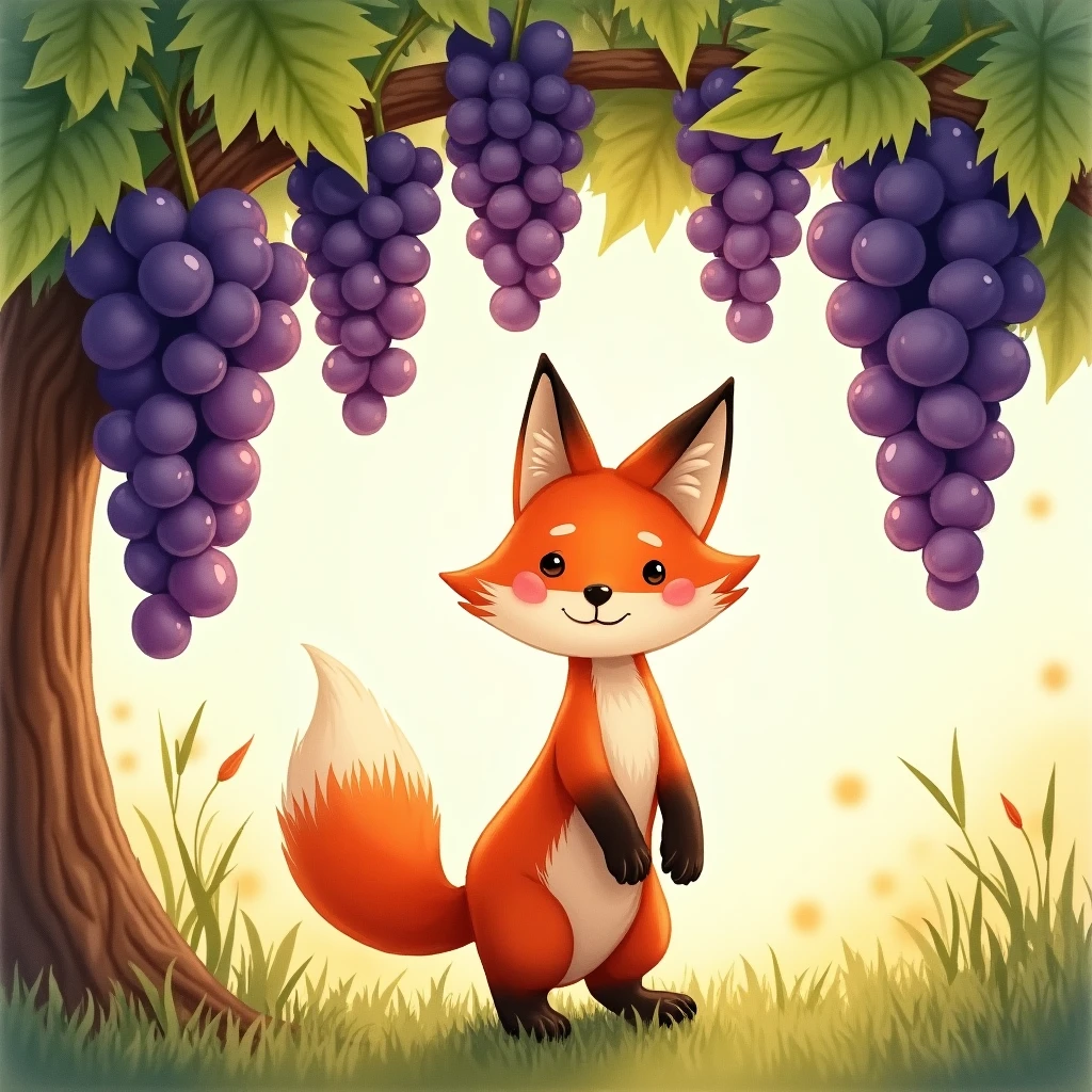 Fern the Fox and the Grapes