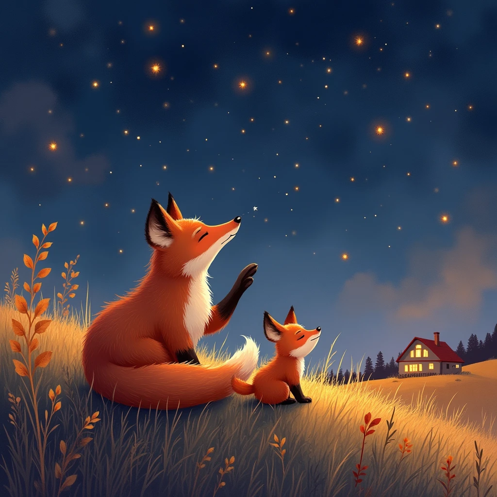 The Fox Cub and the Stars