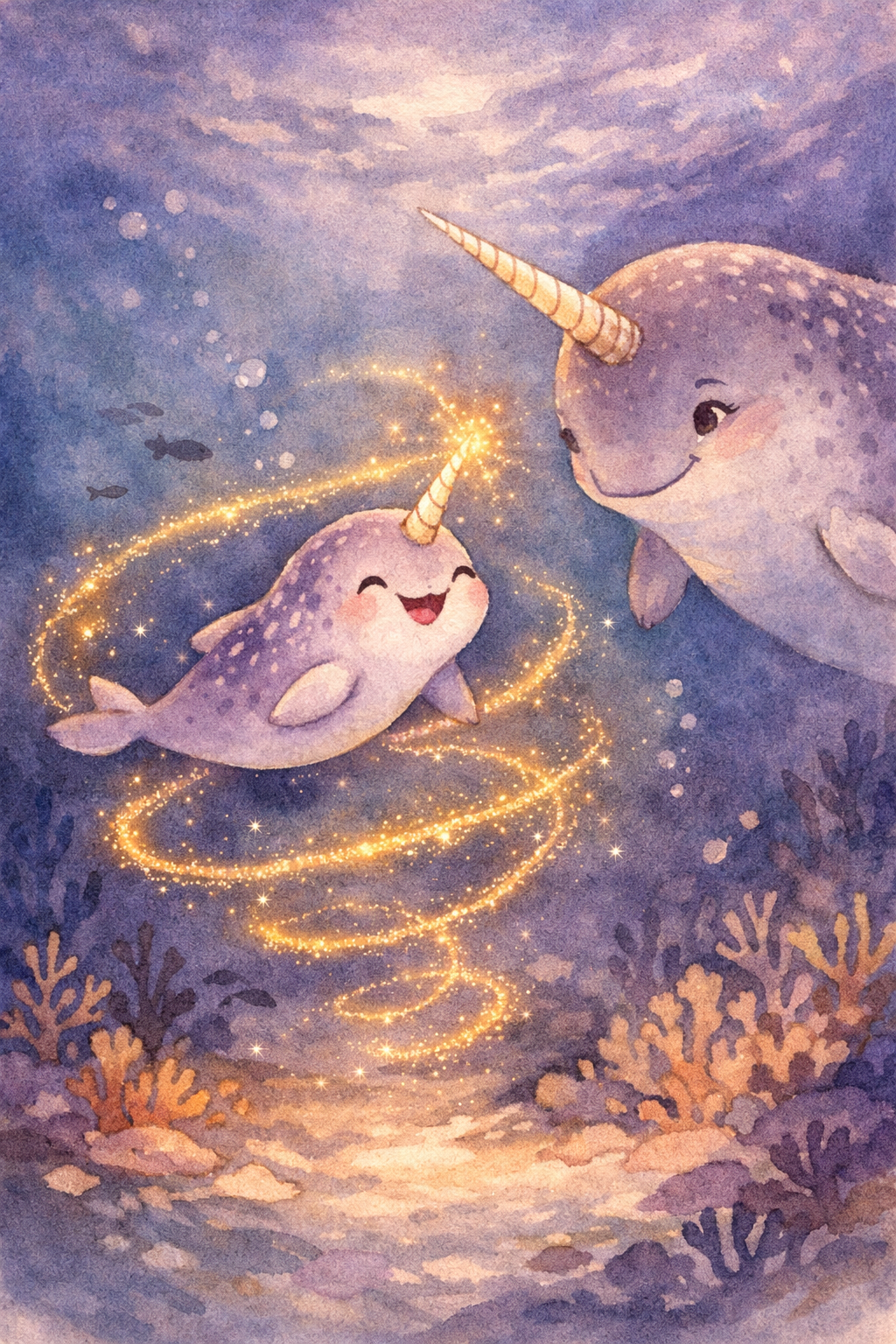 Nori the Nervous Narwhal