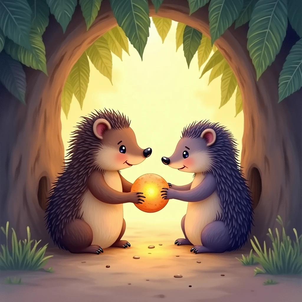 The Hedgehog's Shiny Stone