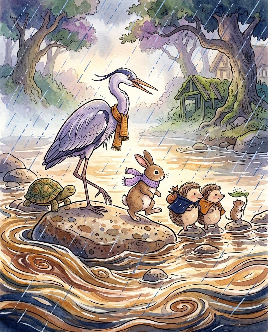 Captain Heron and the Storm River