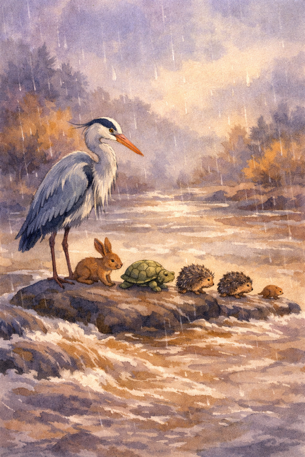 Captain Heron and the Storm River