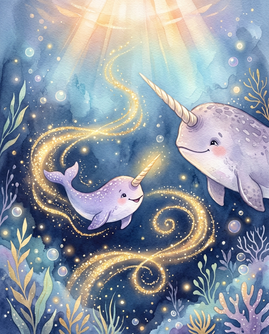 Nori the Nervous Narwhal